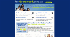 Desktop Screenshot of fastguaranteedloans.com