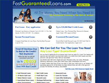 Tablet Screenshot of fastguaranteedloans.com